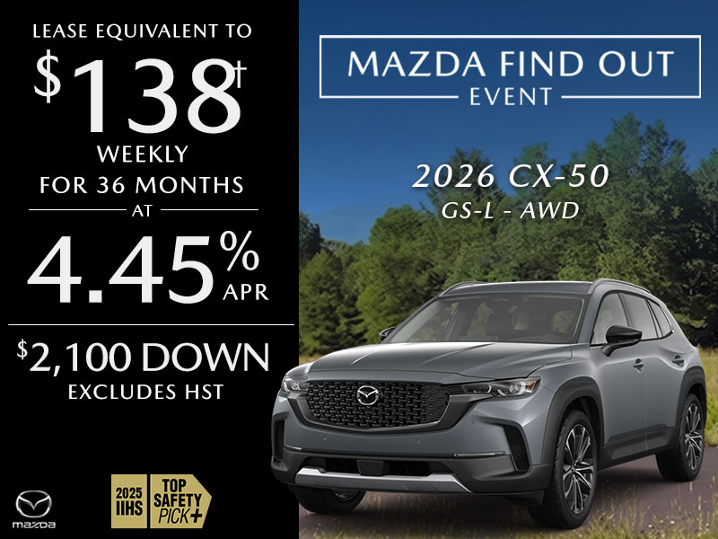 2026 Mazda CX-50