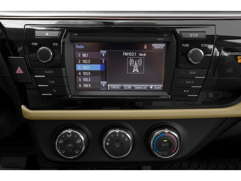 2015 Toyota Corolla 4dr Sdn CVT LE Interior Shot 2