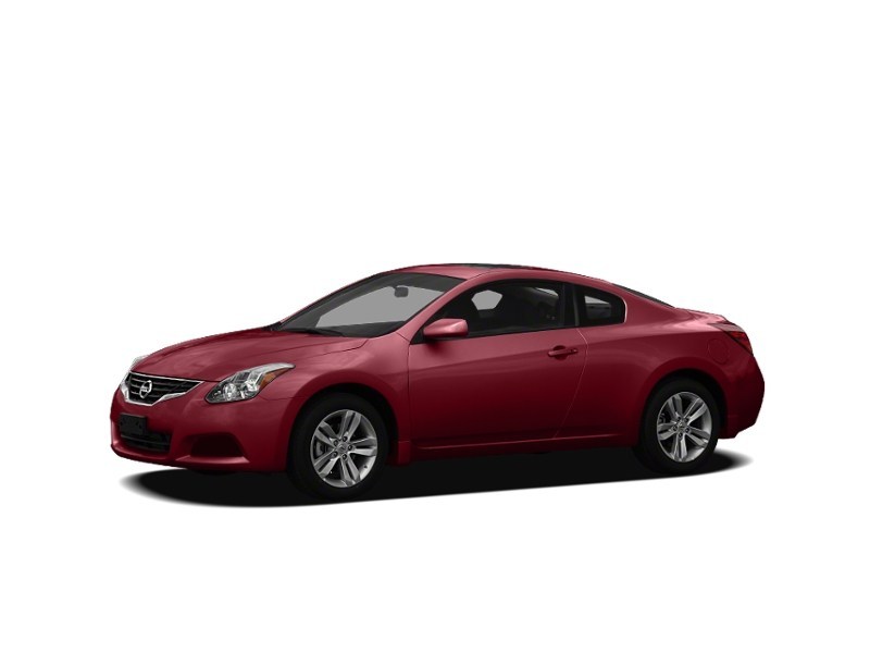 2010 Nissan Altima 2dr Cpe I4 CVT 2.5 S Matador Red  Shot 2