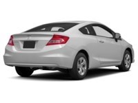 2013 Honda Civic 2dr Auto LX Alabaster Silver Metallic  Shot 2