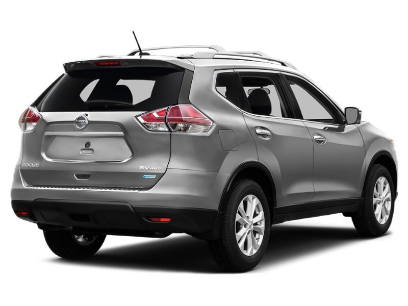 2015 Nissan Rogue AWD 4dr S Brilliant Silver Metallic  Shot 8