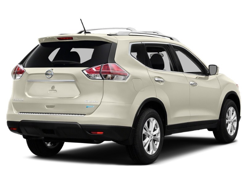 2015 Nissan Rogue AWD 4dr S Pearl White  Shot 24