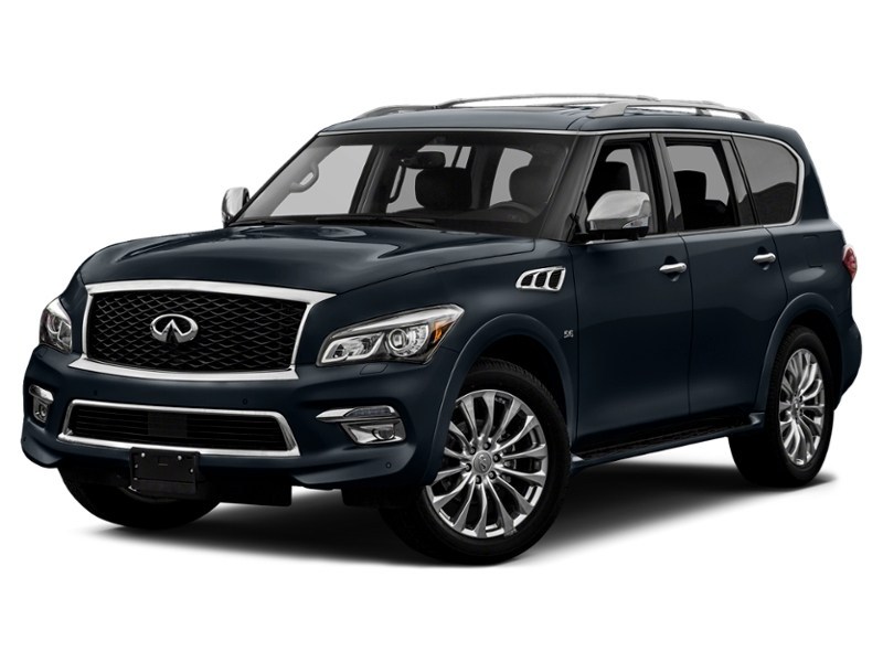2016 INFINITI QX80 4WD 4dr 7-Passenger Hermosa Blue Pearl  Shot 10