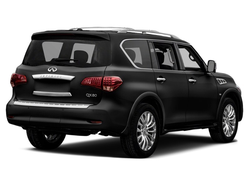 2016 INFINITI QX80 4WD 4dr 7-Passenger Black Obsidian  Shot 36