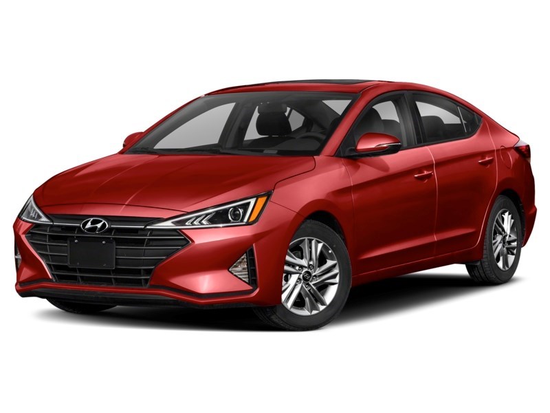 2019 Hyundai Elantra Preferred Auto Fiery Red  Shot 4
