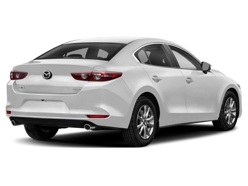 2019  Mazda3 GS Manual FWD Snowflake White Pearl  Shot 3