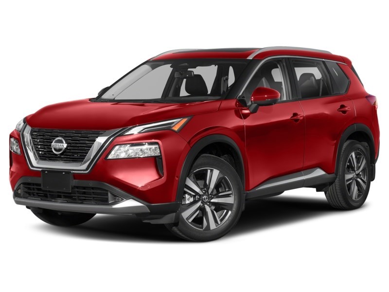 2021 Nissan Rogue AWD Platinum Scarlet Ember Pearl Metallic  Shot 19