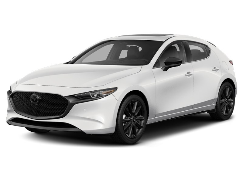 2025  Mazda3 Sport GT w/Turbo Auto i-ACTIV AWD Snowflake White Pearl  Shot 1