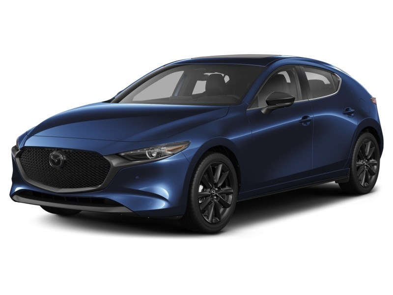 2024  Mazda3 Sport GT w/Turbo Auto i-ACTIV AWD Deep Crystal Blue Mica  Shot 3