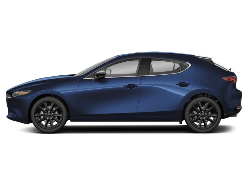 2024  Mazda3 Sport GT w/Turbo Auto i-ACTIV AWD Deep Crystal Blue Mica  Shot 4