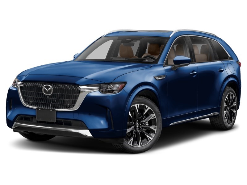 2026 Mazda CX-90 MHEV Signature AWD Deep Crystal Blue Mica  Shot 1