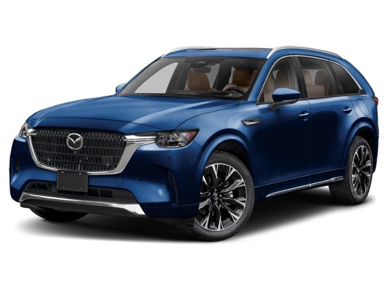 2026 Mazda CX-90 MHEV Signature AWD Deep Crystal Blue Mica  Shot 4