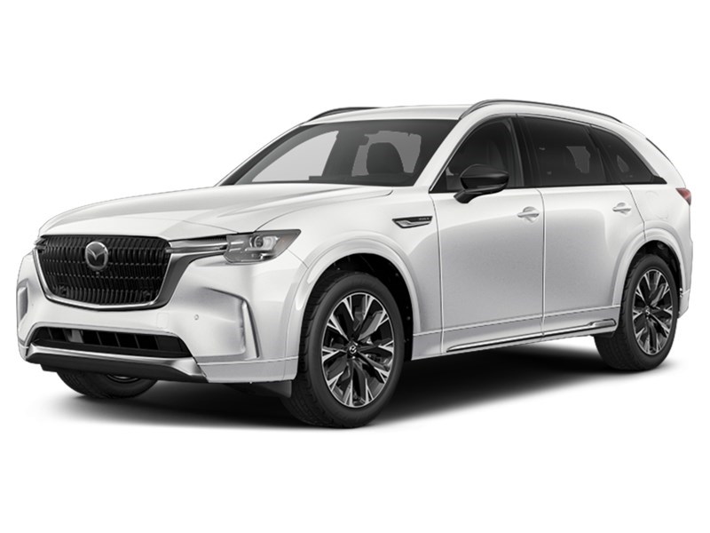 2026 Mazda CX-90 PHEV Signature AWD Rhodium White Metallic  Shot 3