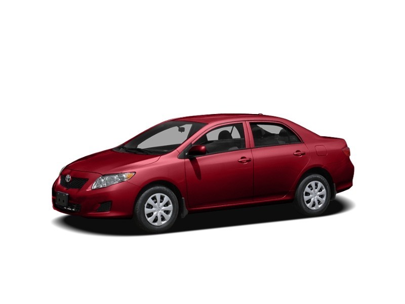 2010 Toyota Corolla 4dr Sdn Auto CE Barcelona Red Metallic  Shot 3