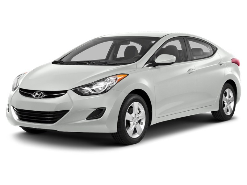 2013 Hyundai Elantra 4dr Sdn Auto GL Shimmering White Mica  Shot 34