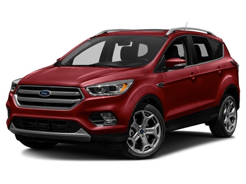 2017 Ford Escape 4WD 4dr Titanium Ruby Red Metallic Tinted Clearcoat  Shot 34