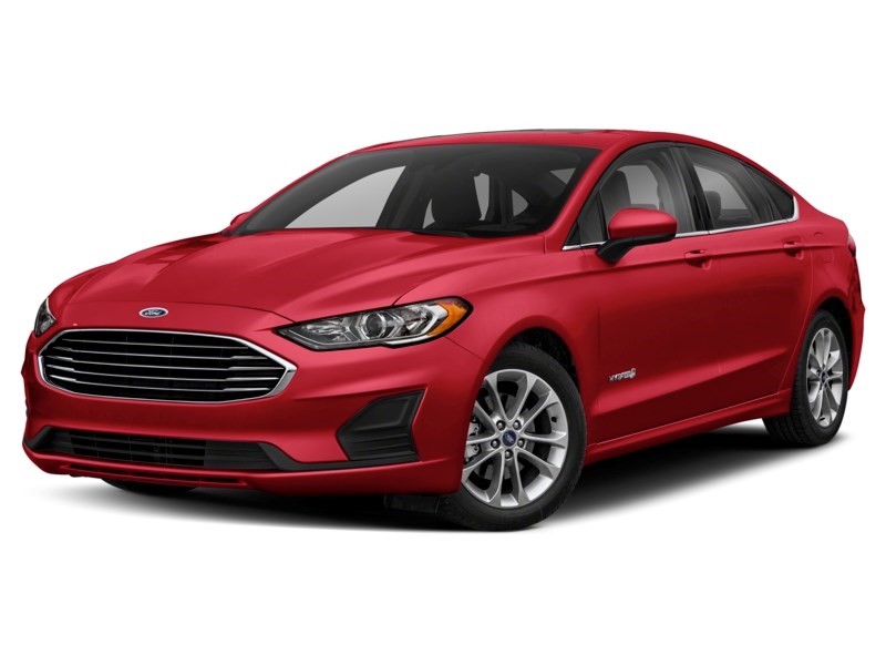 2020 Ford Fusion Hybrid Titanium Rapid Red Metallic Tinted Clearcoat  Shot 16