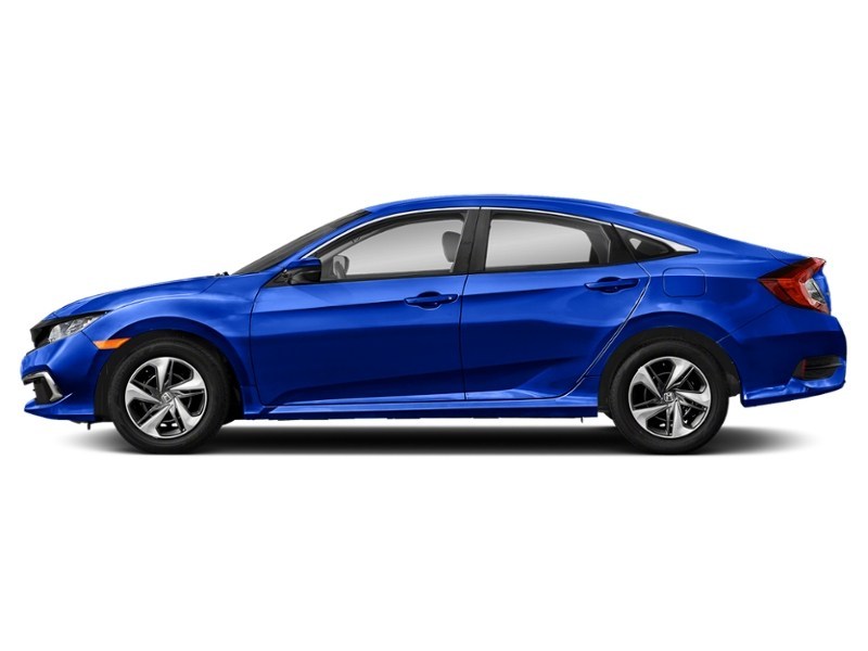 2020 Honda Civic LX CVT Aegean Blue Metallic  Shot 3