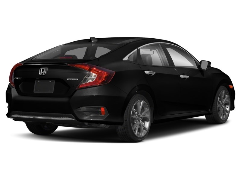 2019 Honda Civic Touring CVT Crystal Black Pearl  Shot 2