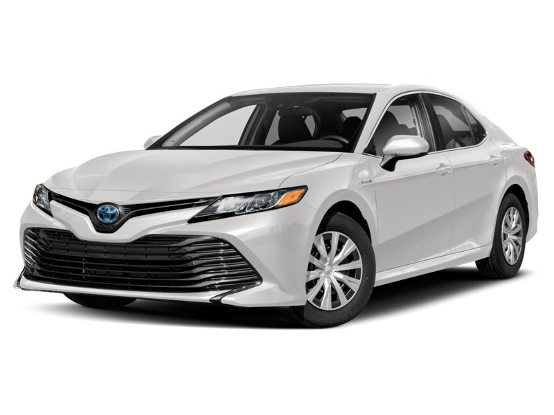 2018 Toyota Camry Hybrid LE Auto Alpine White  Shot 10