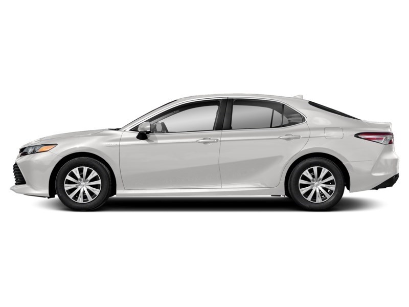 2018 Toyota Camry Hybrid LE Auto Alpine White  Shot 9