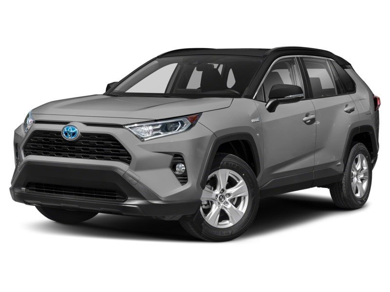 2021 Toyota RAV4 Hybrid Hybrid XLE AWD Silver Sky Metallic w/Black Roof  Shot 35