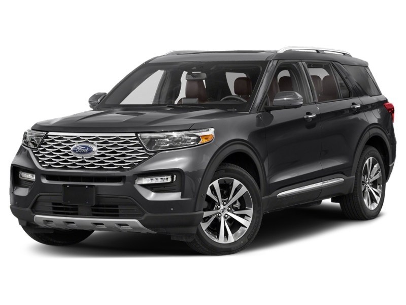 2020 Ford Explorer Platinum 4WD Agate Black Metallic  Shot 38