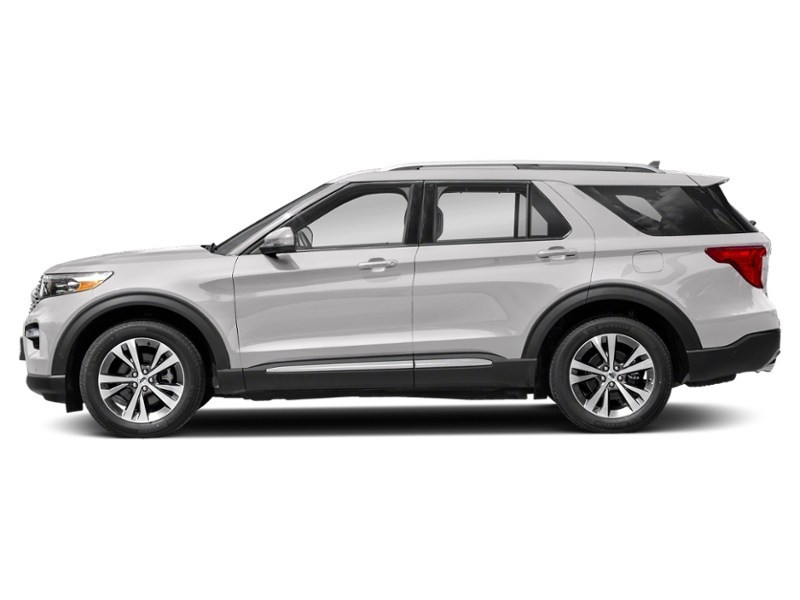 2020 Ford Explorer Platinum 4WD Star White Tri-Coat  Shot 4