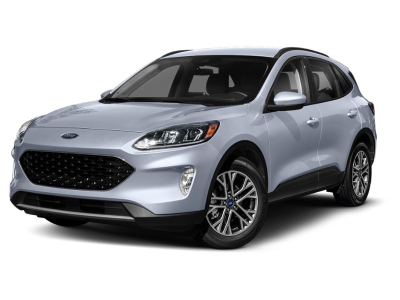 2022 Ford Escape SEL Hybrid AWD Iced Blue Silver Metallic  Shot 4