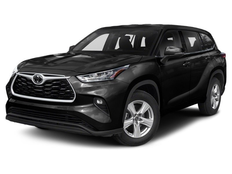 2022 Toyota Highlander LE AWD Midnight Black Metallic  Shot 2