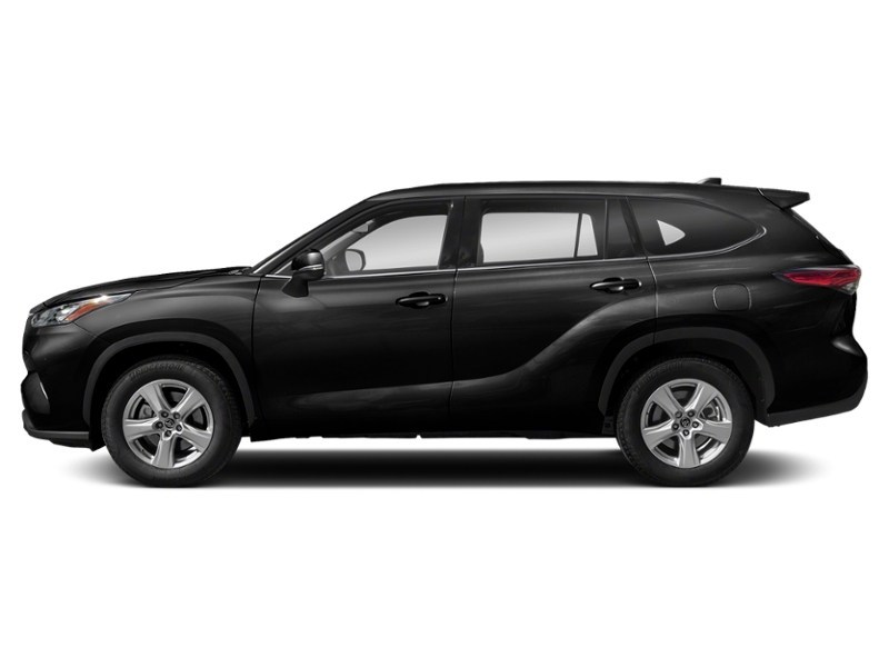 2022 Toyota Highlander LE AWD Midnight Black Metallic  Shot 4