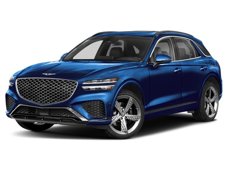 2022 Genesis GV70 3.5T Sport Plus AWD Adriatic Blue  Shot 53