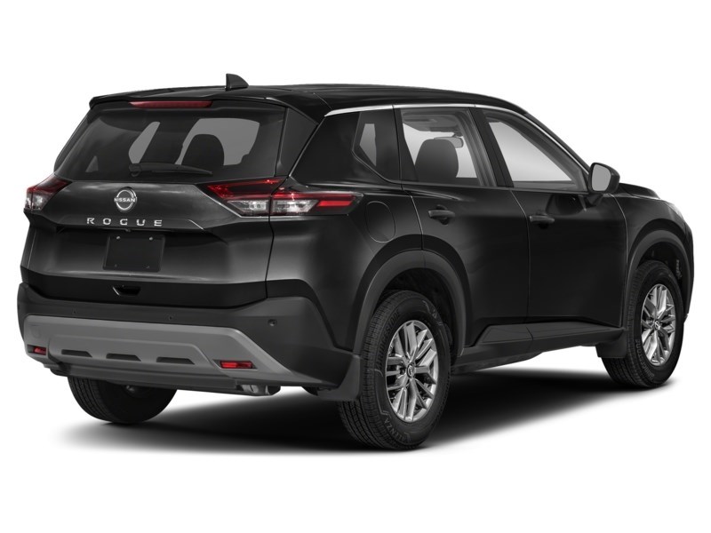 2022 Nissan Rogue AWD S Super Black  Shot 2
