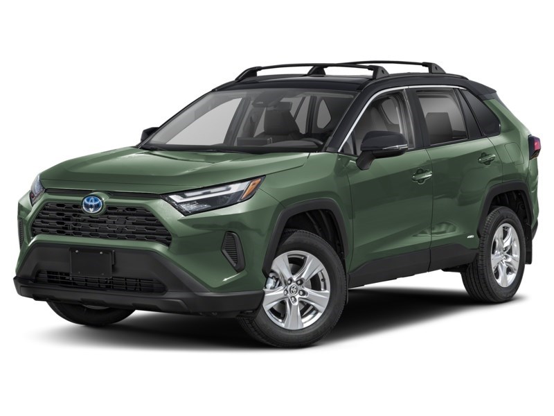 2024 Toyota RAV4 Hybrid Hybrid XLE AWD Army Green w/Black Roof  Shot 41