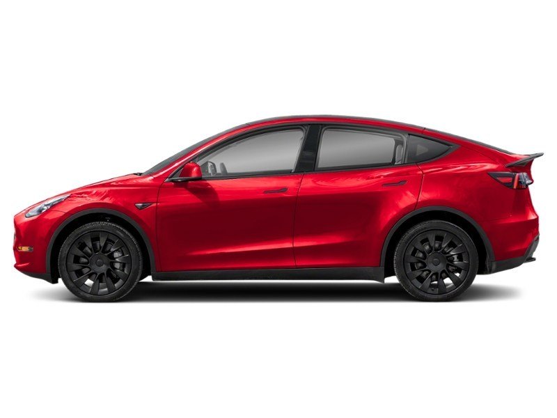 2024 Tesla Model Y Long Range AWD Ultra Red  Shot 3