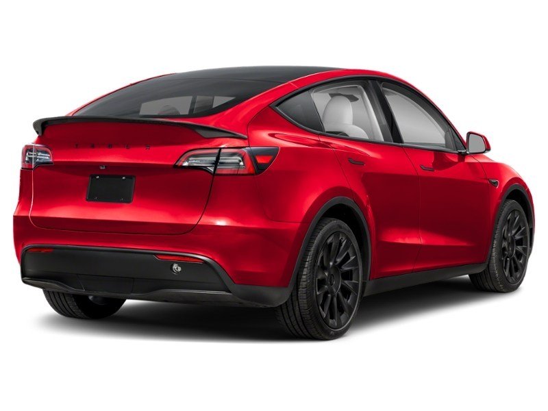 2024 Tesla Model Y Long Range AWD Ultra Red  Shot 2